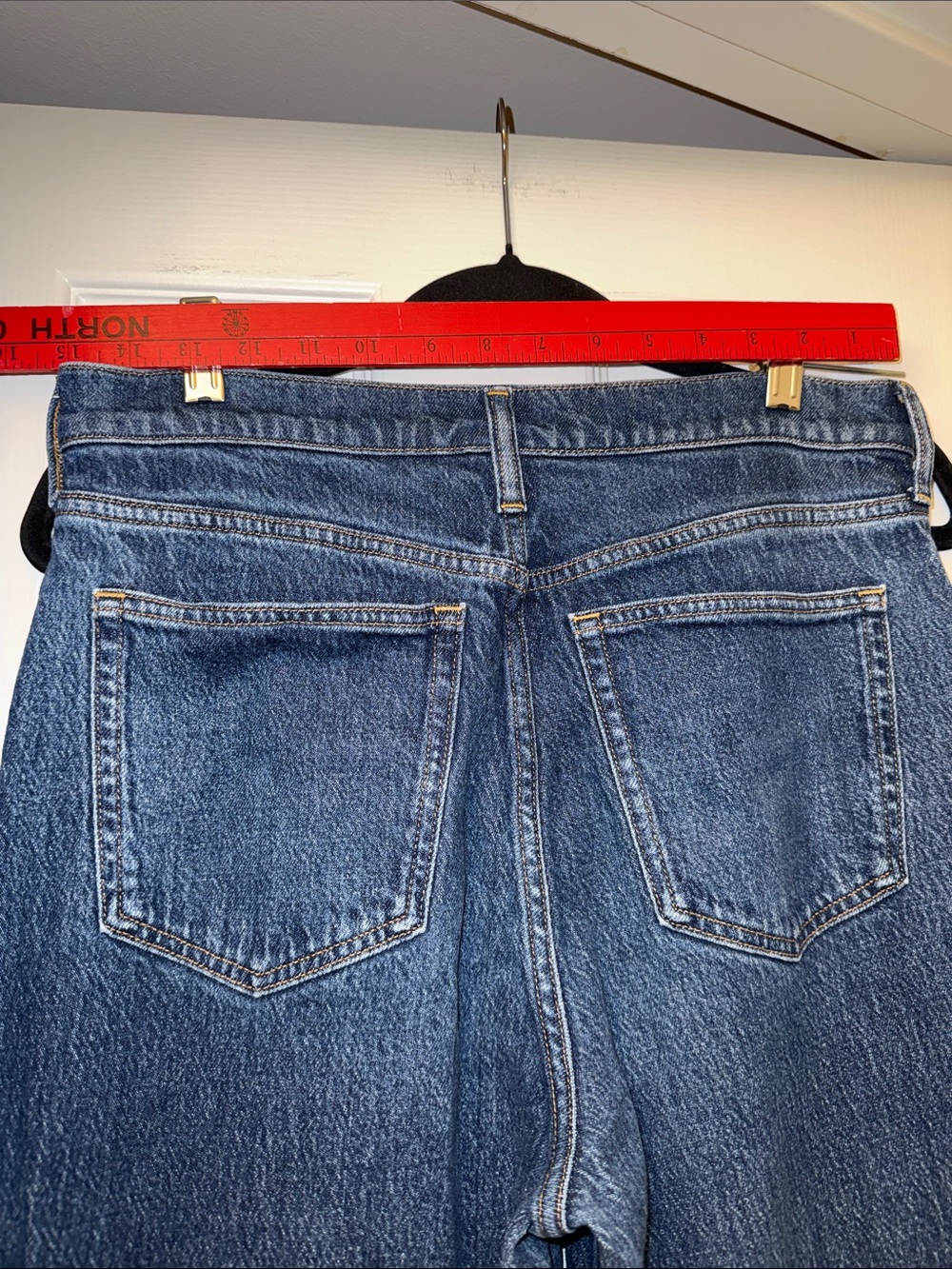 J. CREW Wide-Leg Trouser Jeans Fiorellas Wash Size 28 - Picture 6 of 14